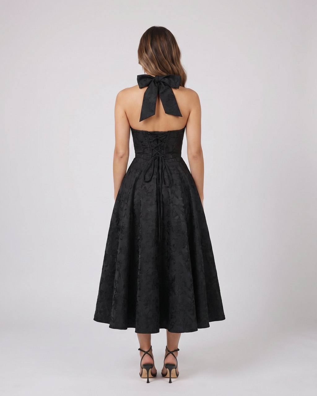 Sienna Jacquard Midi Dress