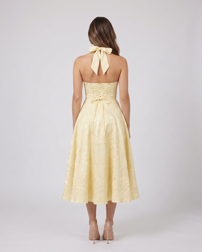 Sienna Jacquard Midi Dress
