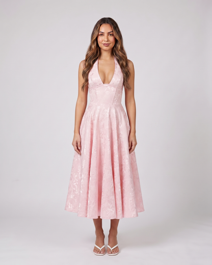 Sienna Jacquard Midi Dress