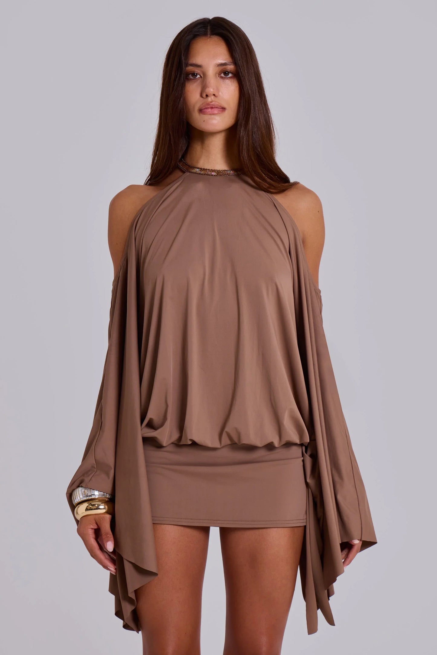 EVI BUTTERFLY MINI DRESS