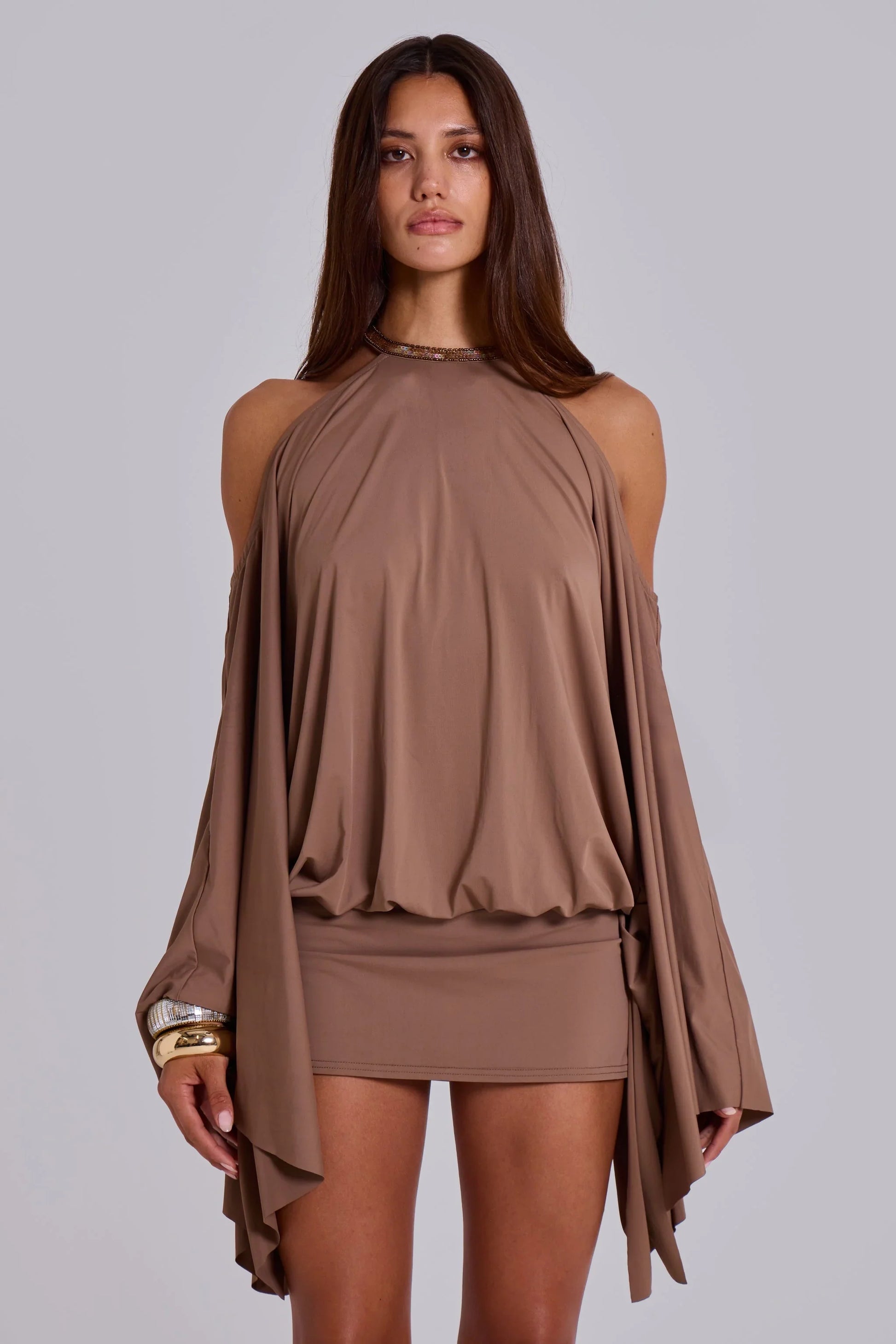 EVI BUTTERFLY MINI DRESS