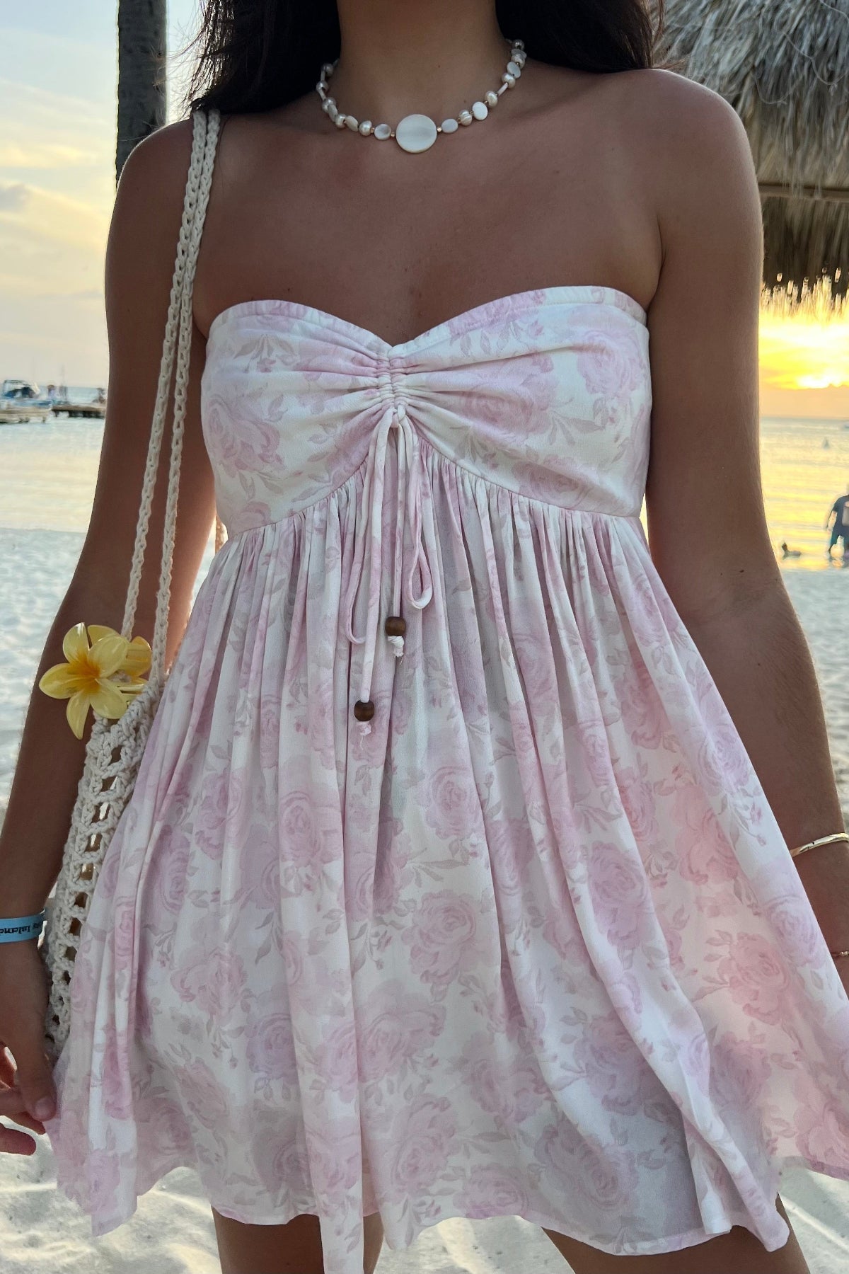 Rosalie Floral Babydoll Mini Dress