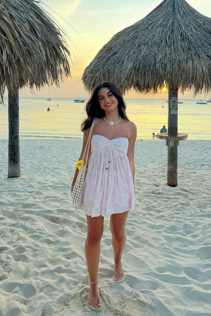 Rosalie Floral Babydoll Mini Dress