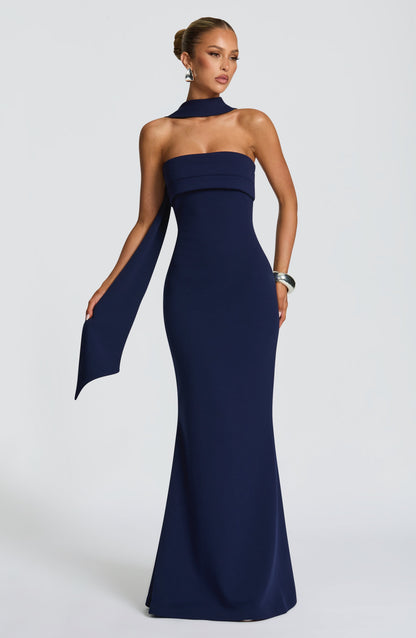 Leura Navy Maxi Dress