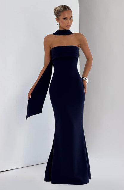 Leura Navy Maxi Dress