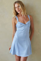 Lizzy Twist-Front Mini Dress