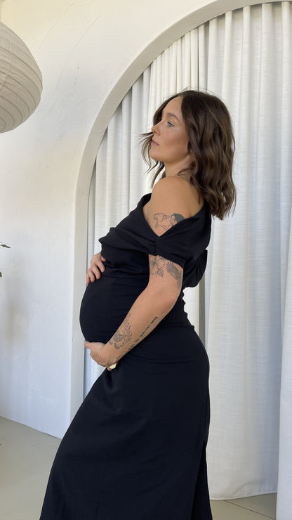 Luci Maxi Dress in Black