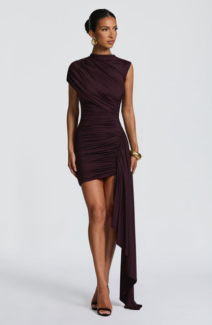 Marnie Plum Mini Dress