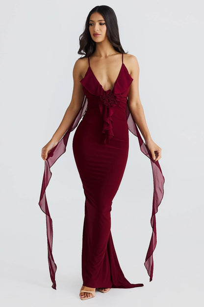 Camilla Ruffle Maxi Dress