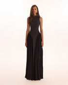Margot Mock Neck Maxi Dress