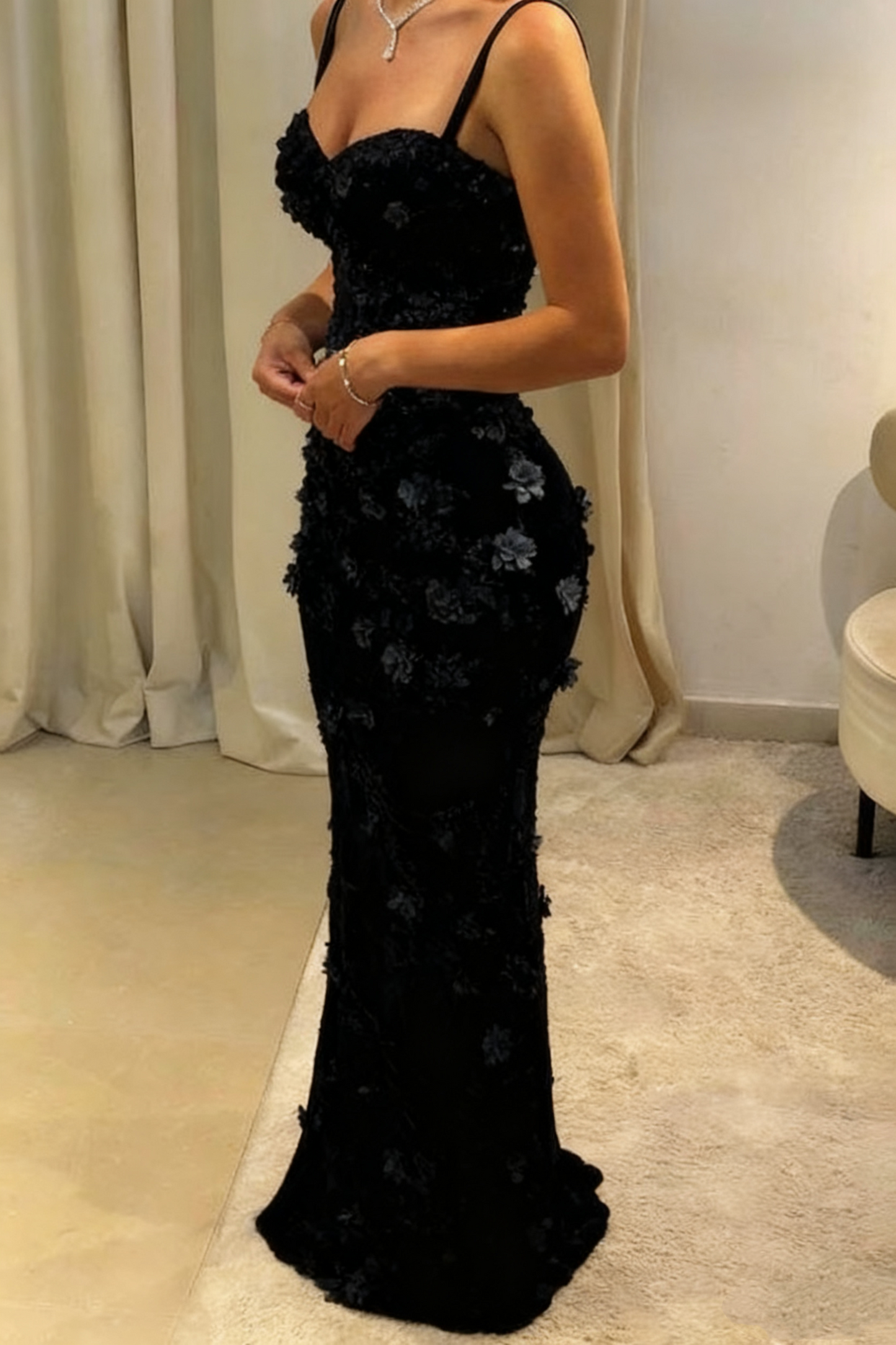 Celestine Mermaid Satin Gown