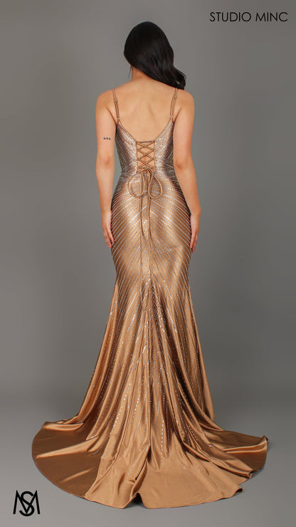 Mystique Rhinestone Mermaid Dress