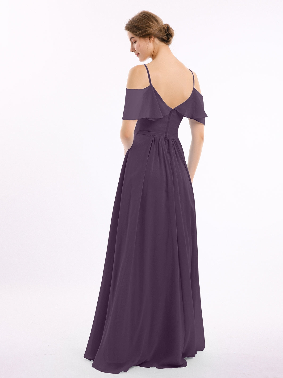 Margot Chiffon Off-Shoulder Dress