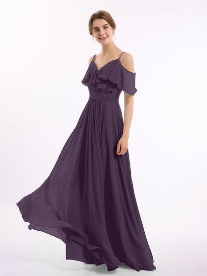 Margot Chiffon Off-Shoulder Dress