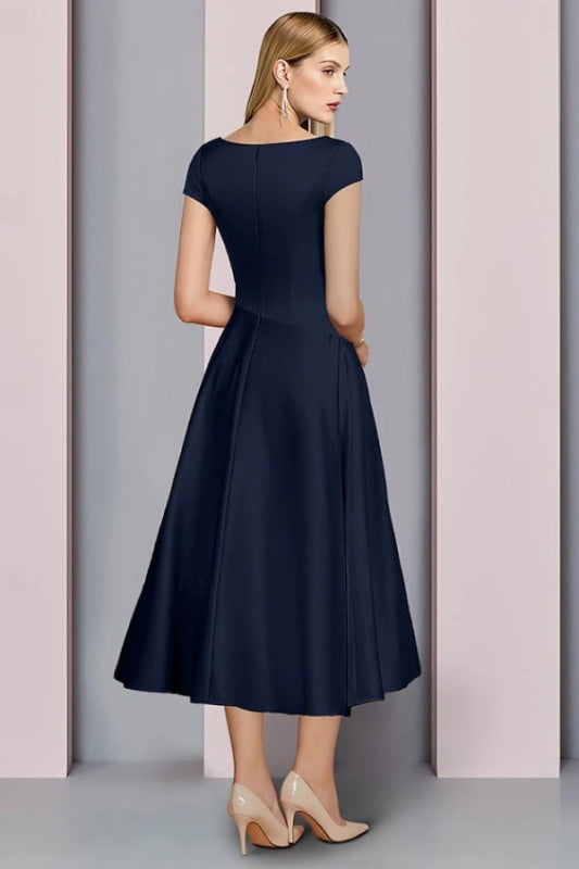 Eleanor Satin A-Line Dress
