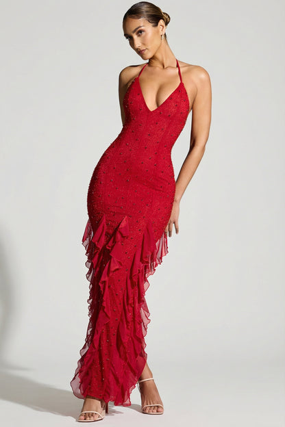 Valentina Ruffled Maxi Dress