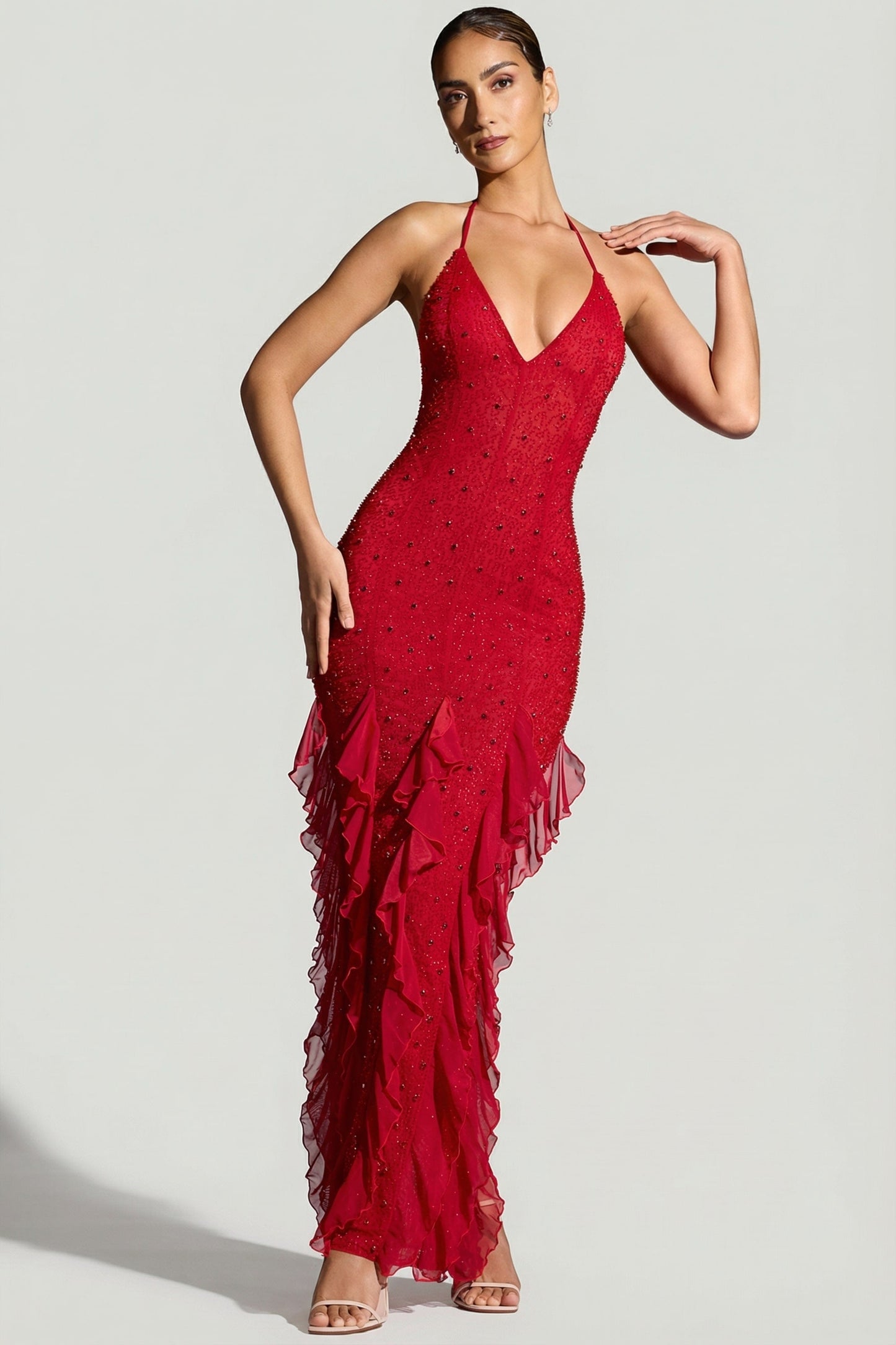Valentina Ruffled Maxi Dress