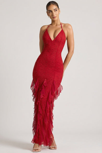 Valentina Ruffled Maxi Dress