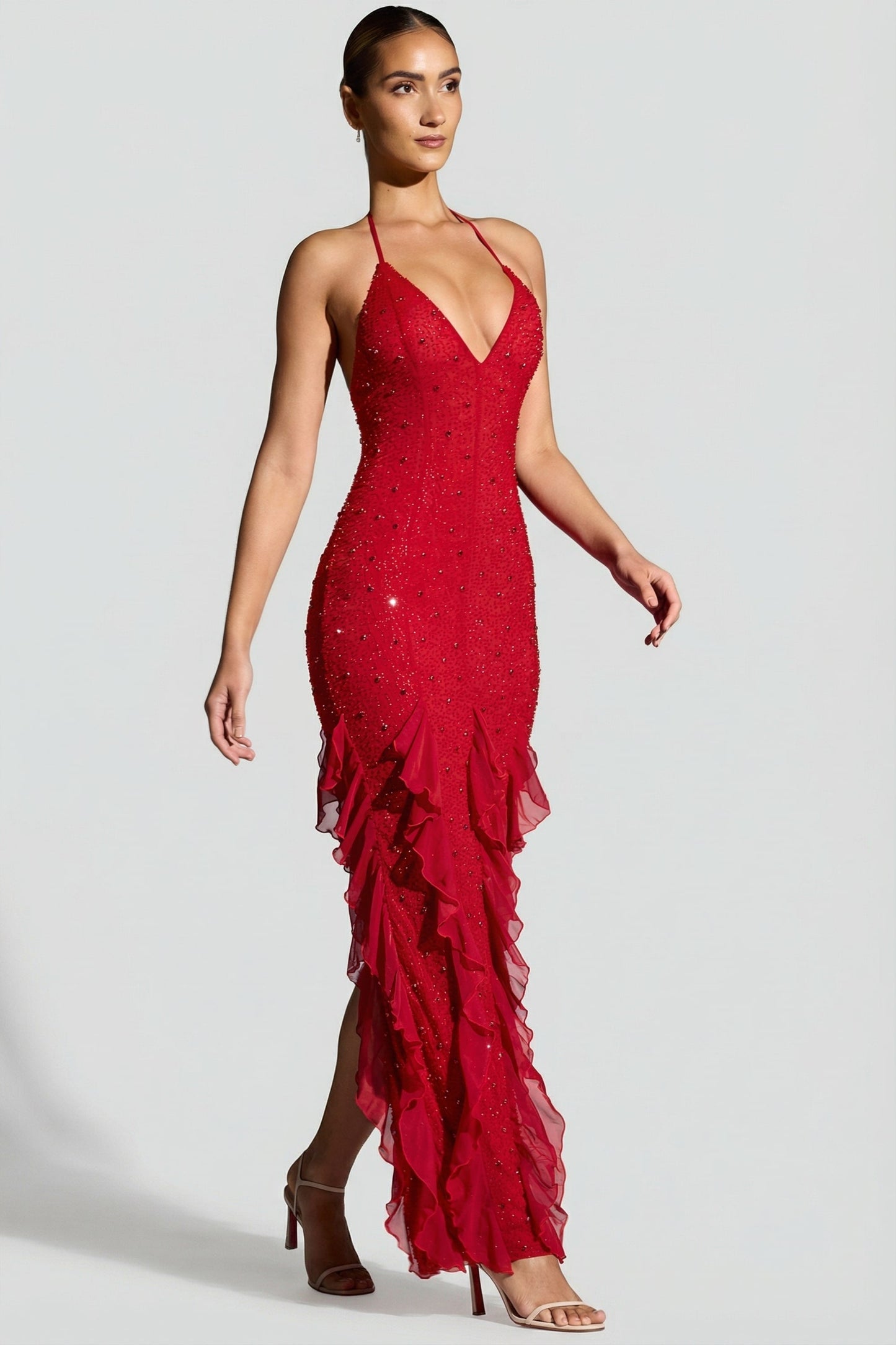 Valentina Ruffled Maxi Dress