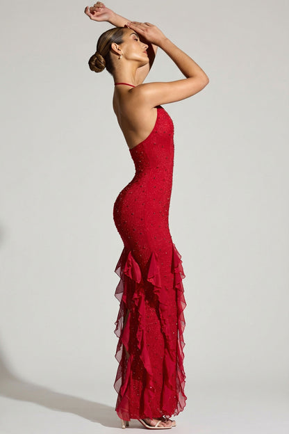 Valentina Ruffled Maxi Dress