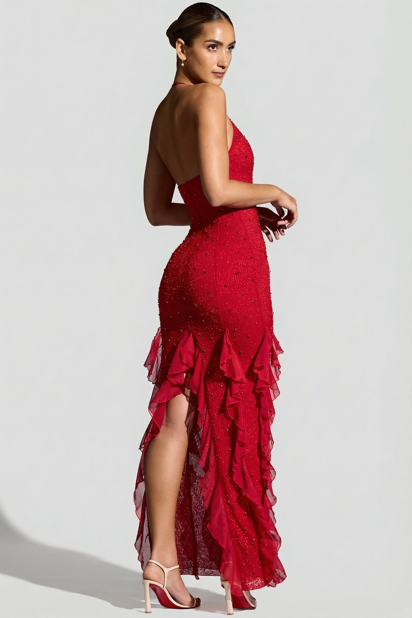 Valentina Ruffled Maxi Dress