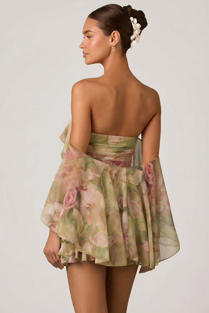 Birdie Off-Shoulder Ruffled Mini Dress