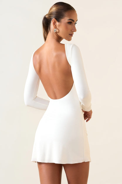 Brenna Modal Ruched Mini Dress