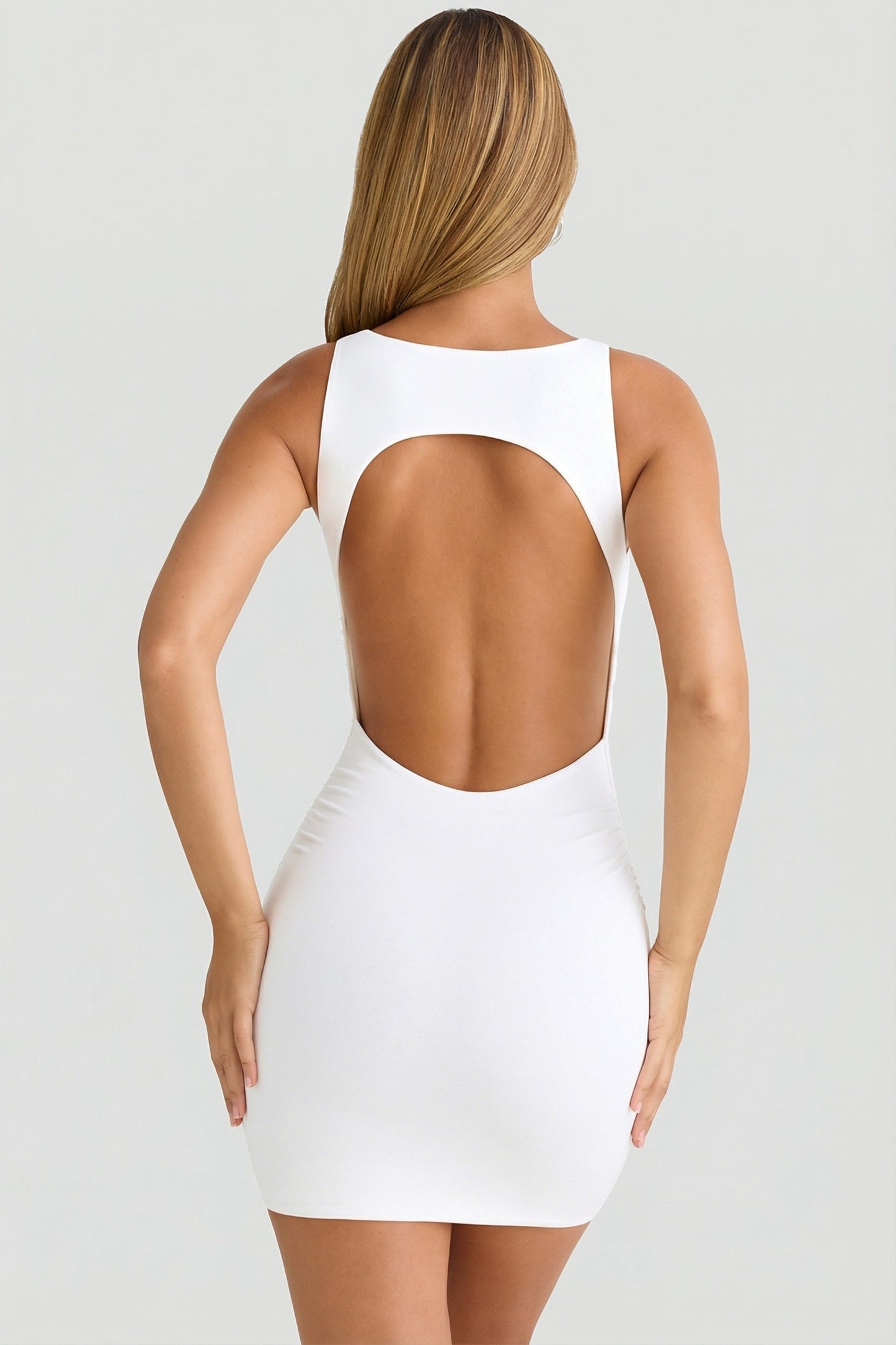 Celeste Modal Open-Back Mini Dress