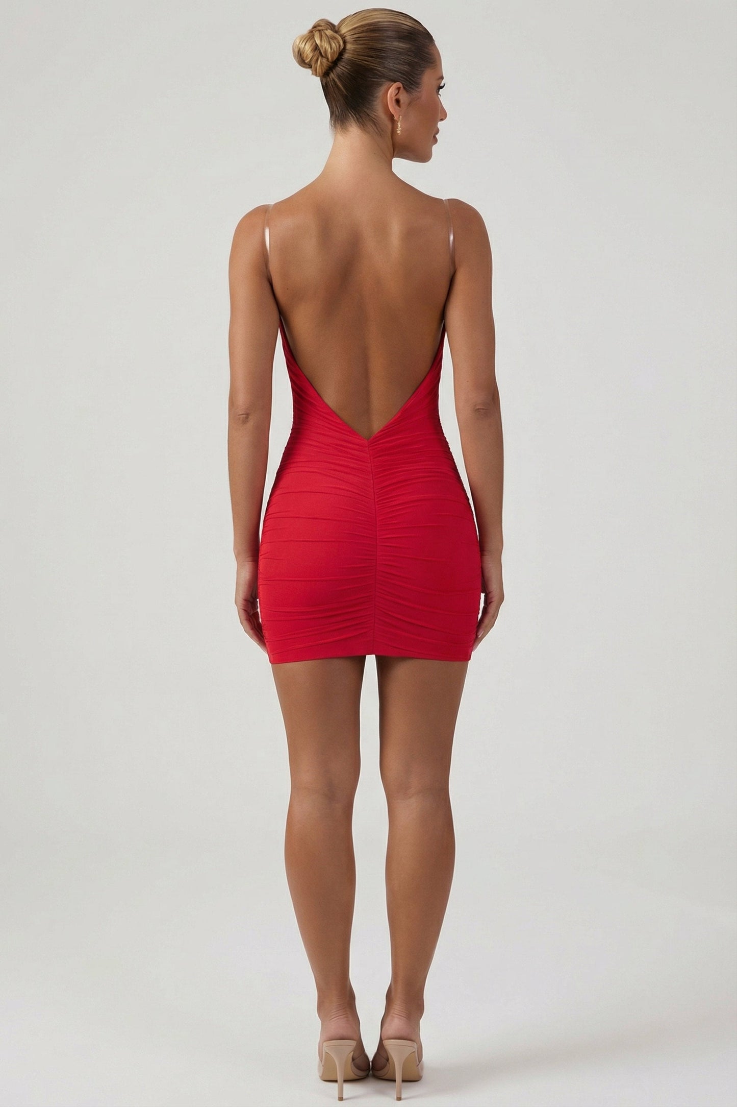 Valentina Ruched Bodycon Mini Dress