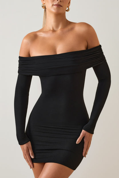 Oriana Modal Off-Shoulder Mini Dress