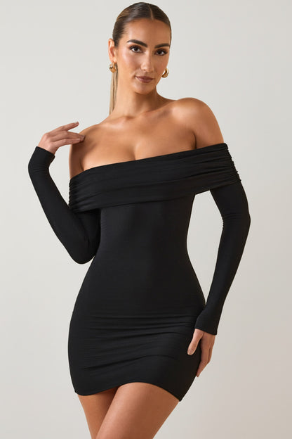 Oriana Modal Off-Shoulder Mini Dress