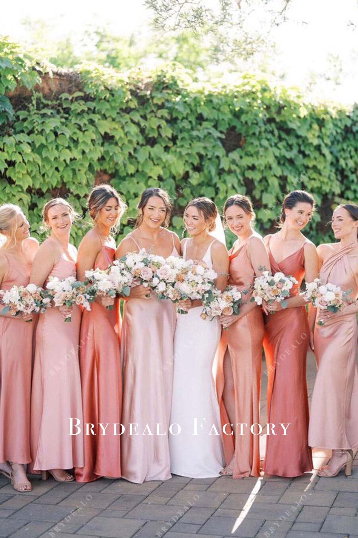 Isadora Coral Sleeveless Floor-Length Dress