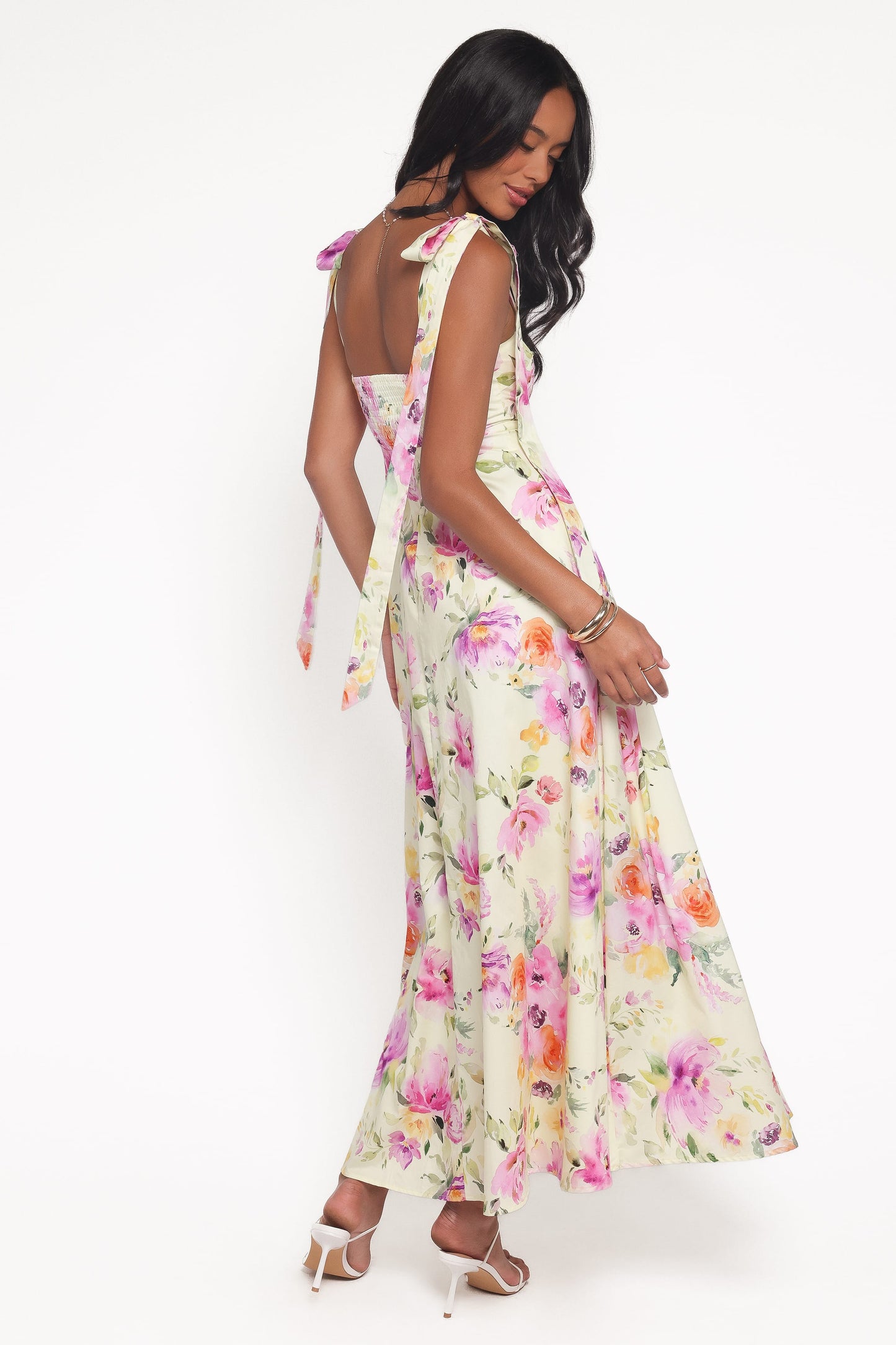 Ellody Maxi Dress in Yellow Petunia