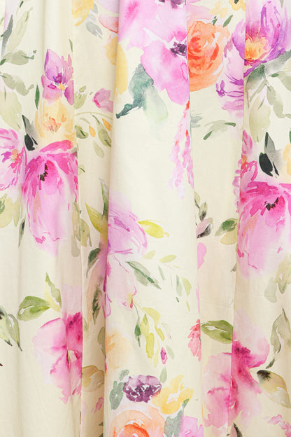 Ellody Maxi Dress in Yellow Petunia