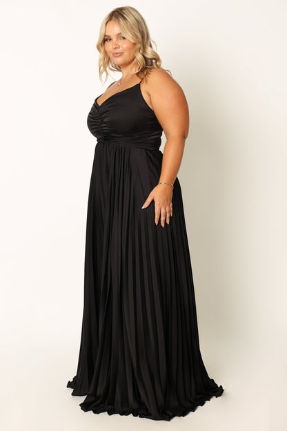 Naira Pleated Maxi Dress