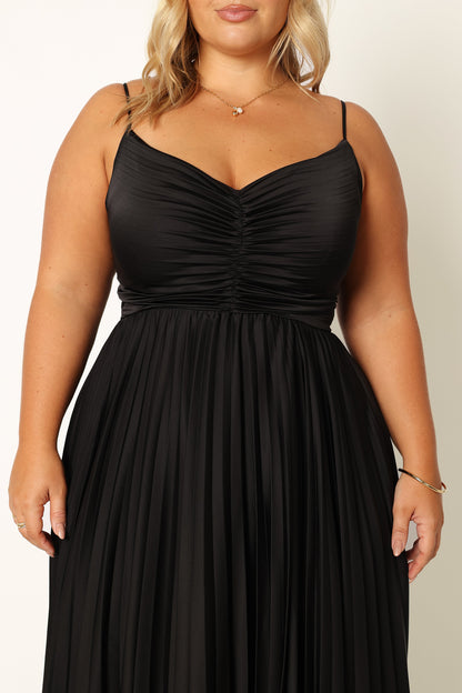 Naira Pleated Maxi Dress