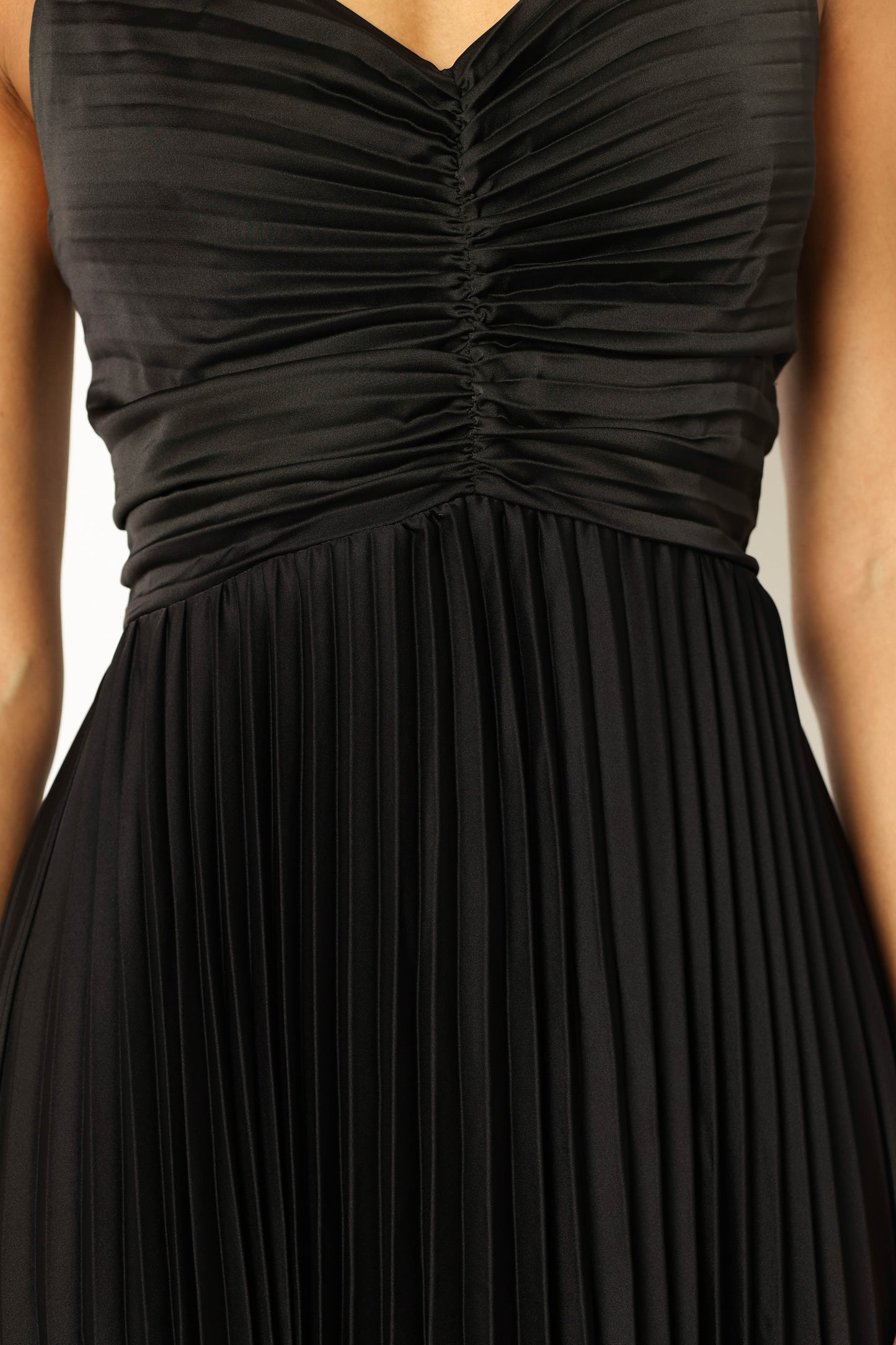 Naira Pleated Maxi Dress