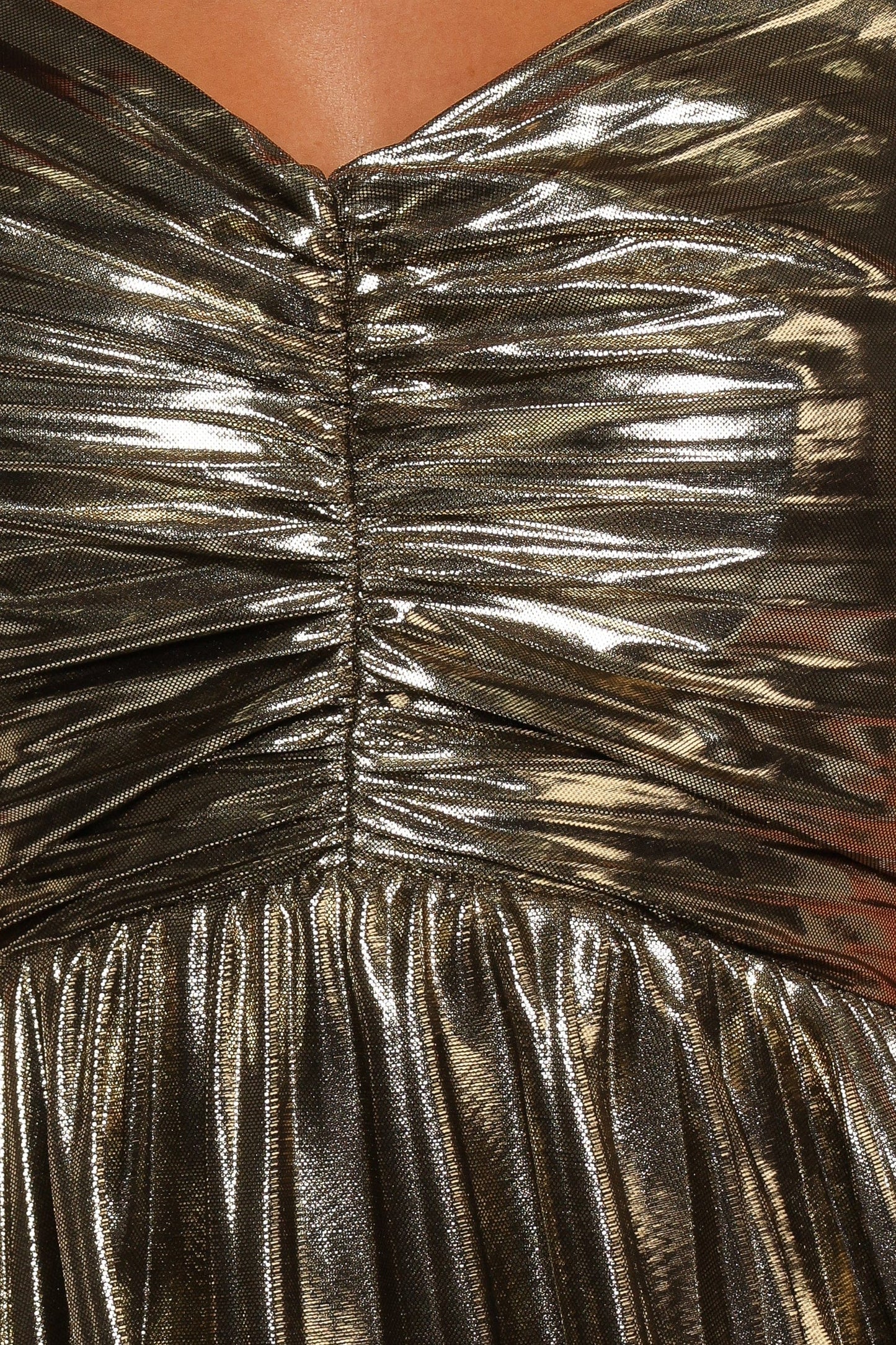 Naira Pleated Maxi Dress