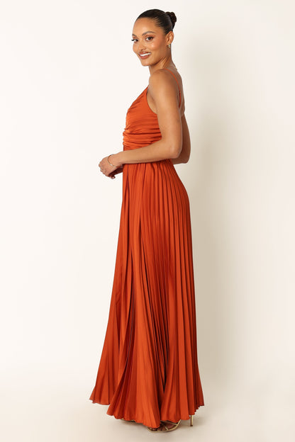 Naira Pleated Maxi Dress