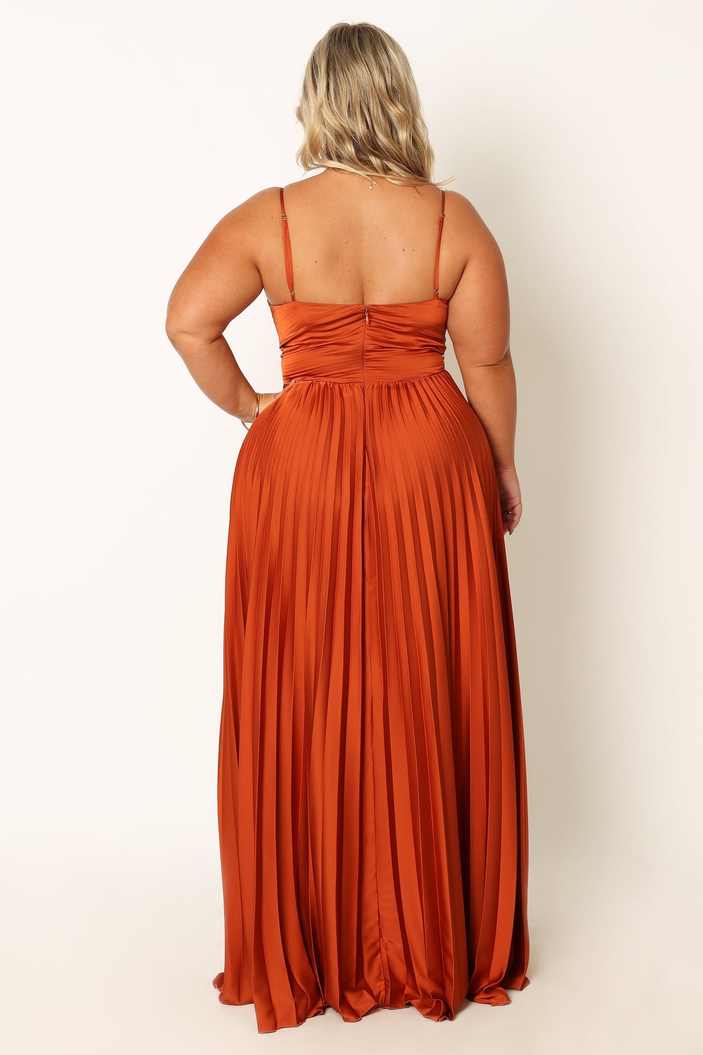 Naira Pleated Maxi Dress