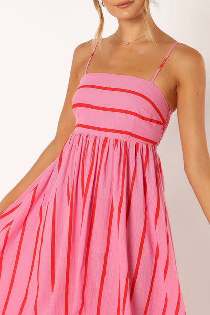 Pixie Burgundy Maxi Dress