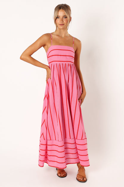 Pixie Burgundy Maxi Dress