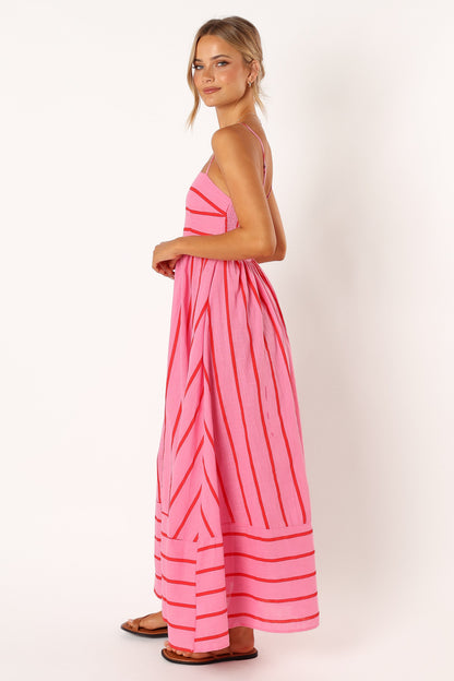 Pixie Burgundy Maxi Dress