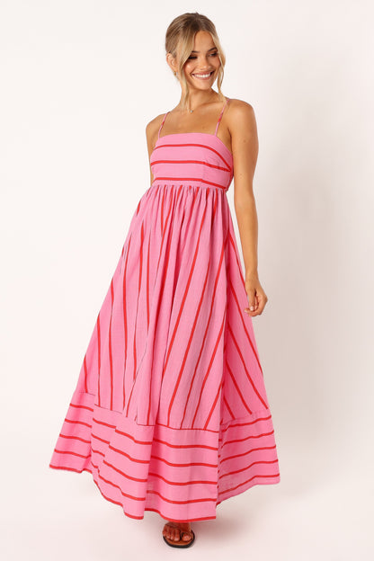 Pixie Burgundy Maxi Dress