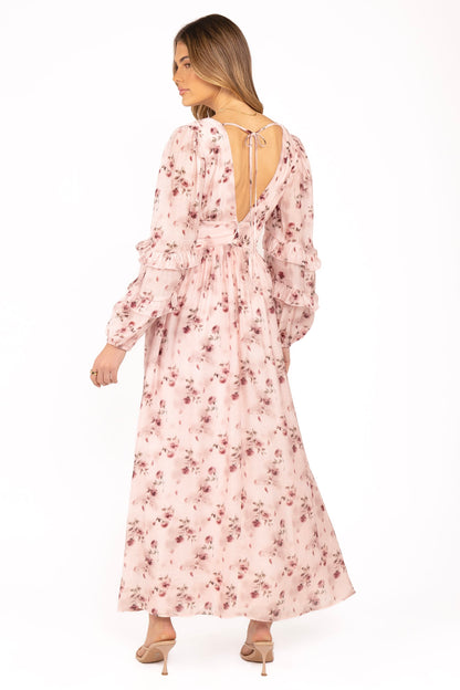 Rosalie Pink Maxi Dress