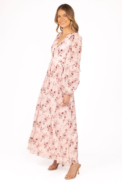 Rosalie Pink Maxi Dress