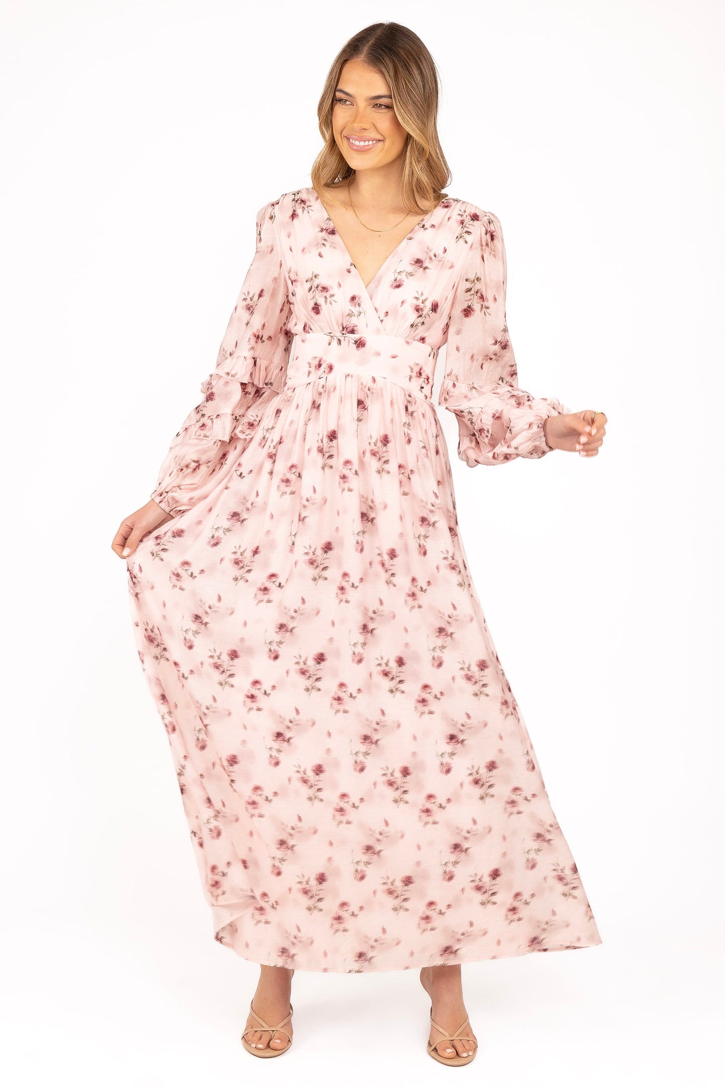 Rosalie Pink Maxi Dress