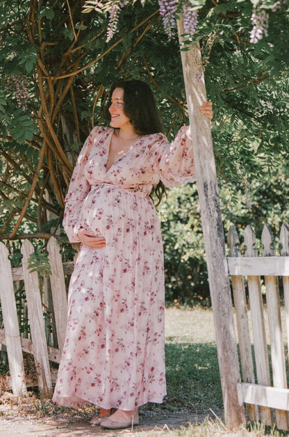 Rosalie Pink Maxi Dress