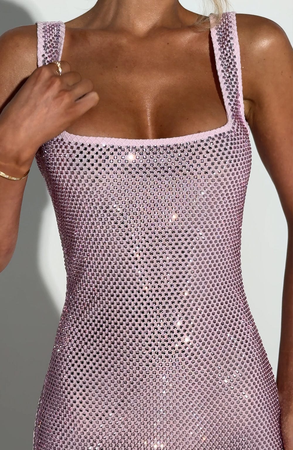 Petra Gold Mini Dress