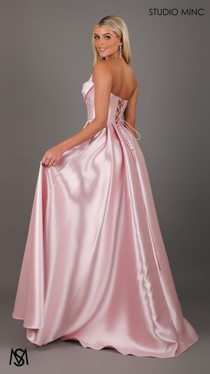 Honey Mikado Ball Gown